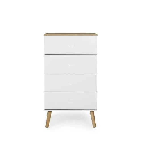 Tenzo Commodes Et Cabinets Petit Meuble De Rangement En Bois 4 Tiroirs H98cm Blanc 3 Tenzo Commodes Et Cabinets Petit Meuble De Rangement En Bois 4 Tiroirs H98cm Blanc