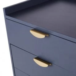 Maisons Du Monde Chiffonniers Semainier 6 Tiroirs Bleu Foncé -Coffres et malles Soldes semainier 6 tiroirs bleu fonce 1000 2 19 216089 3