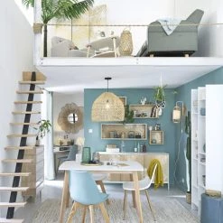 Maisons Du Monde Chiffonniers Semainier Style Scandinave 6 Tiroirs En Paulownia Blanc -Coffres et malles Soldes semainier style scandinave 6 tiroirs en paulownia blanc 1000 7 31 147057 8